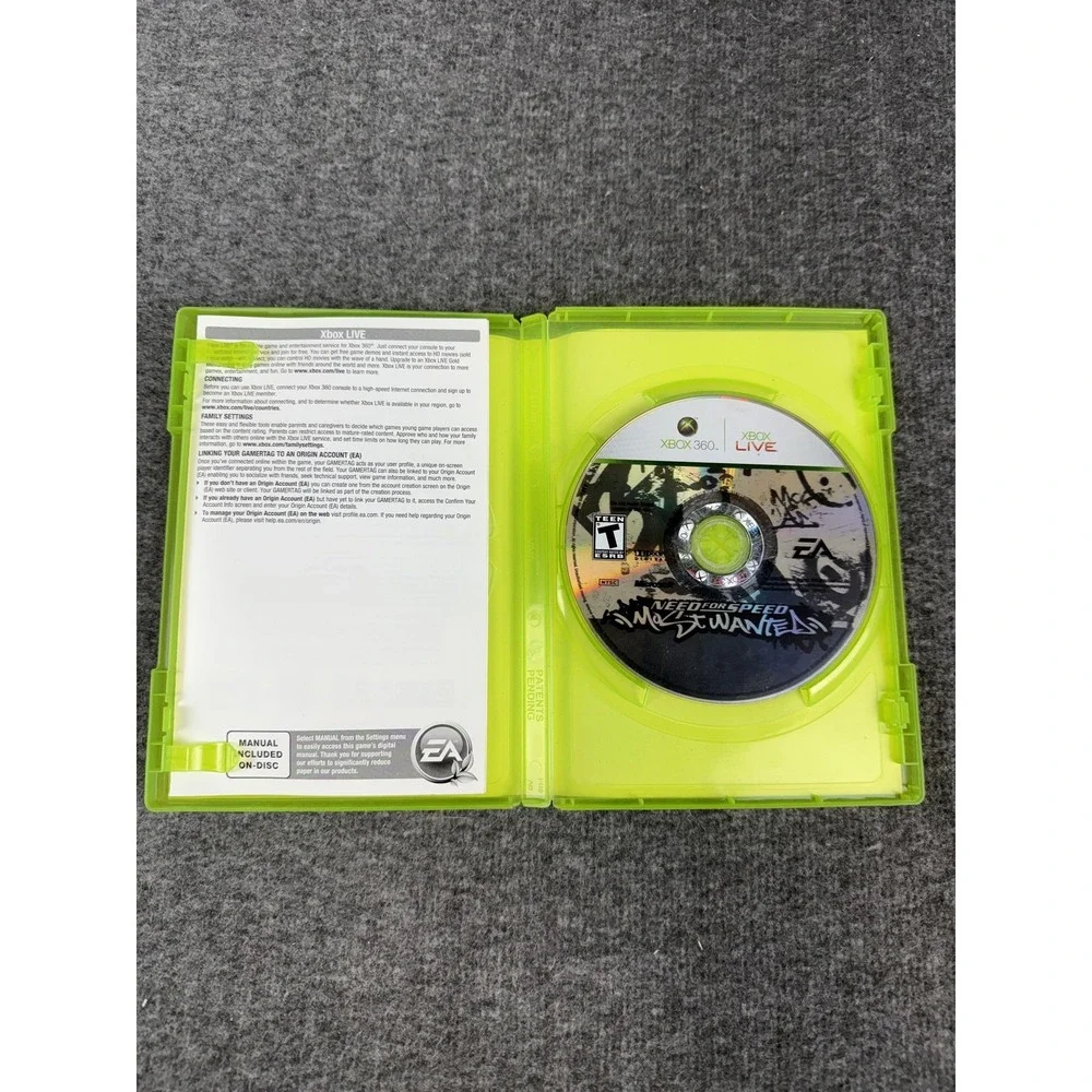 Need For Speed Most Wanted Xbox 360 Game Limited Electronic Arts NTSC-U/C